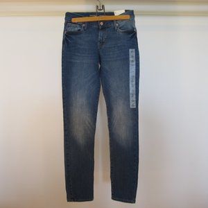Straight, Mid-Rise Blue Jeans